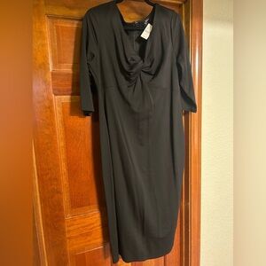 Lane Bryant Black Long Sleeve Dress